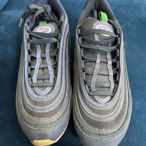 Nike Blue and Green air max Athletic Shoes